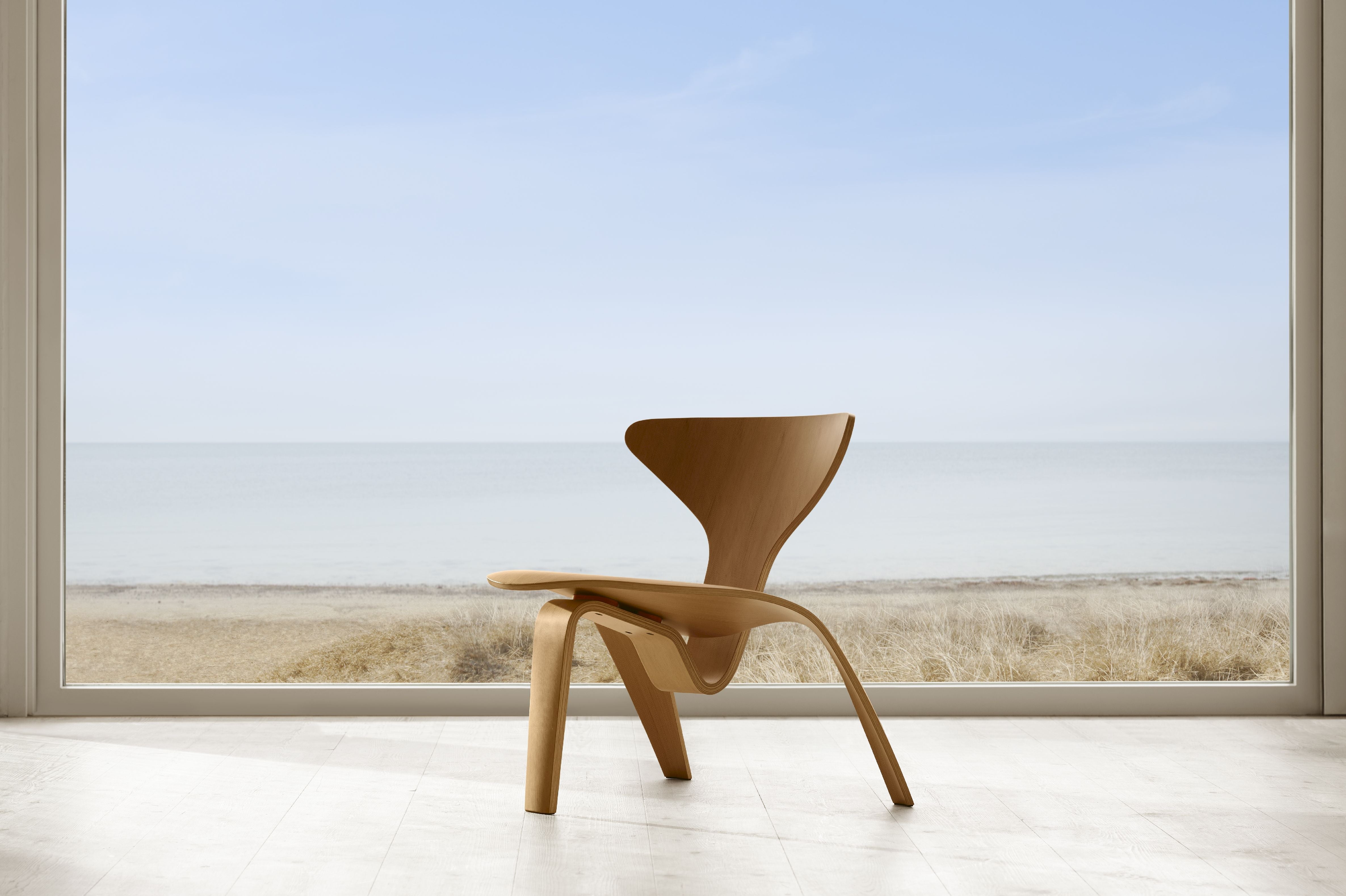 Fritz Hansen Pk0 A Lounge Chair, švýcarská kamenná borovice