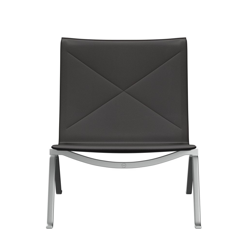 Fritz Hansen Pk22 Lounge Chair, Aura Black Brown