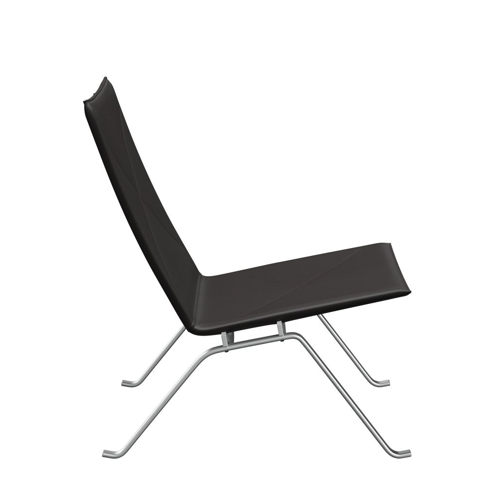 Fritz Hansen PK22 Lounge Chair, Aura Black Brown