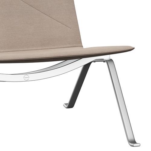 Fritz Hansen Pk22 Lounge Chair, Canvas Canvas Nature