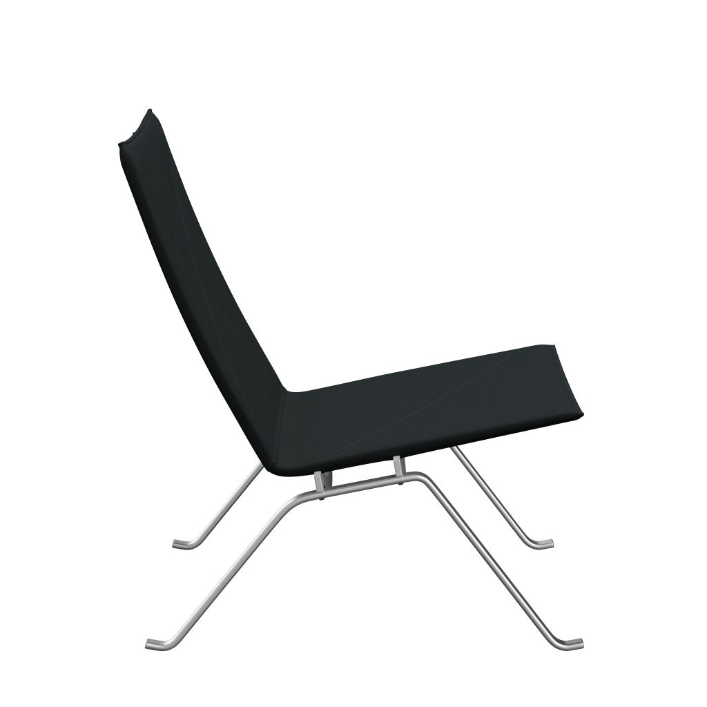 Fritz Hansen Pk22 Lounge Chair, Canvas Black