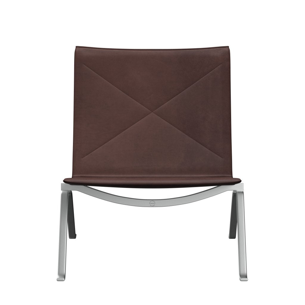 Fritz Hansen PK22 Lounge Chair, objetí čokoládu