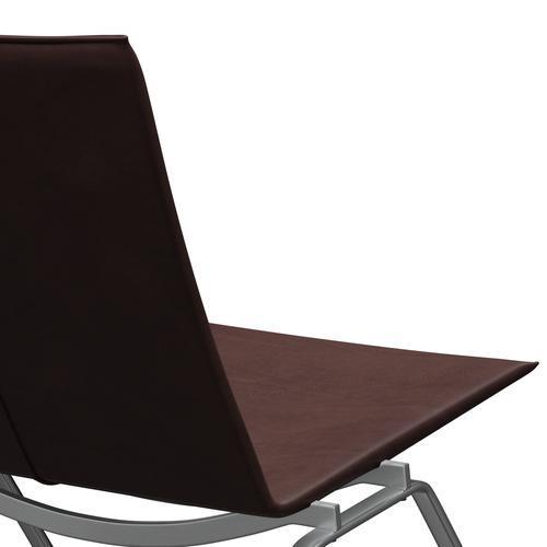 Fritz Hansen PK22 Lounge Chair, objetí čokoládu