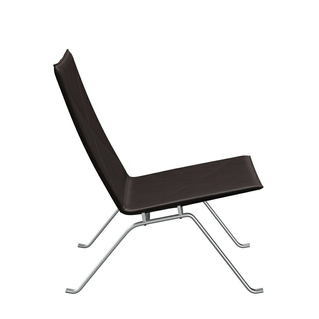 Fritz Hansen Pk22 Lounge Chair, Grace Dark Brown