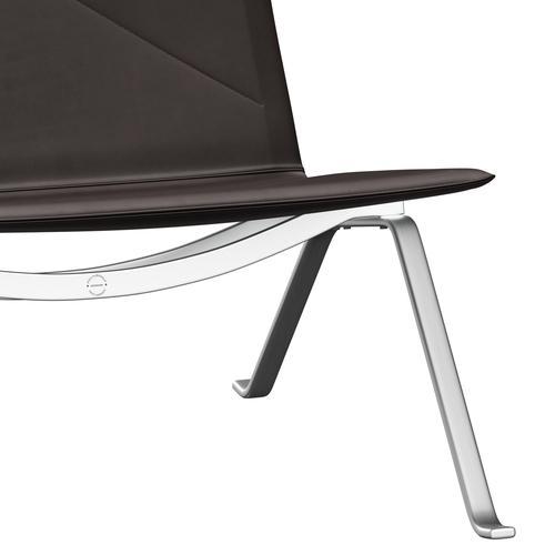 Fritz Hansen PK22 Lounge Chair, Grace Dark Brown