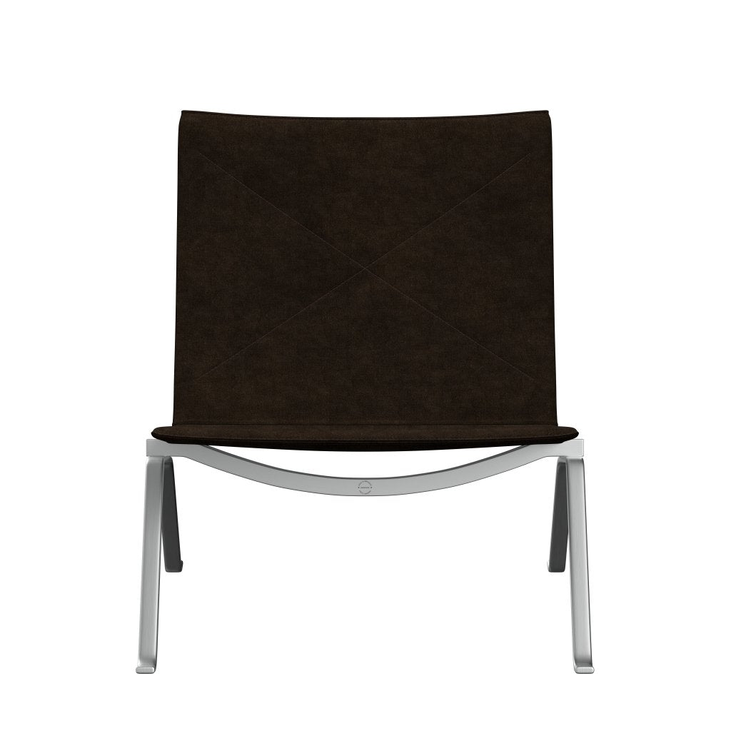 Fritz Hansen Pk22 Lounge Chair, Royal Nubuck Havana