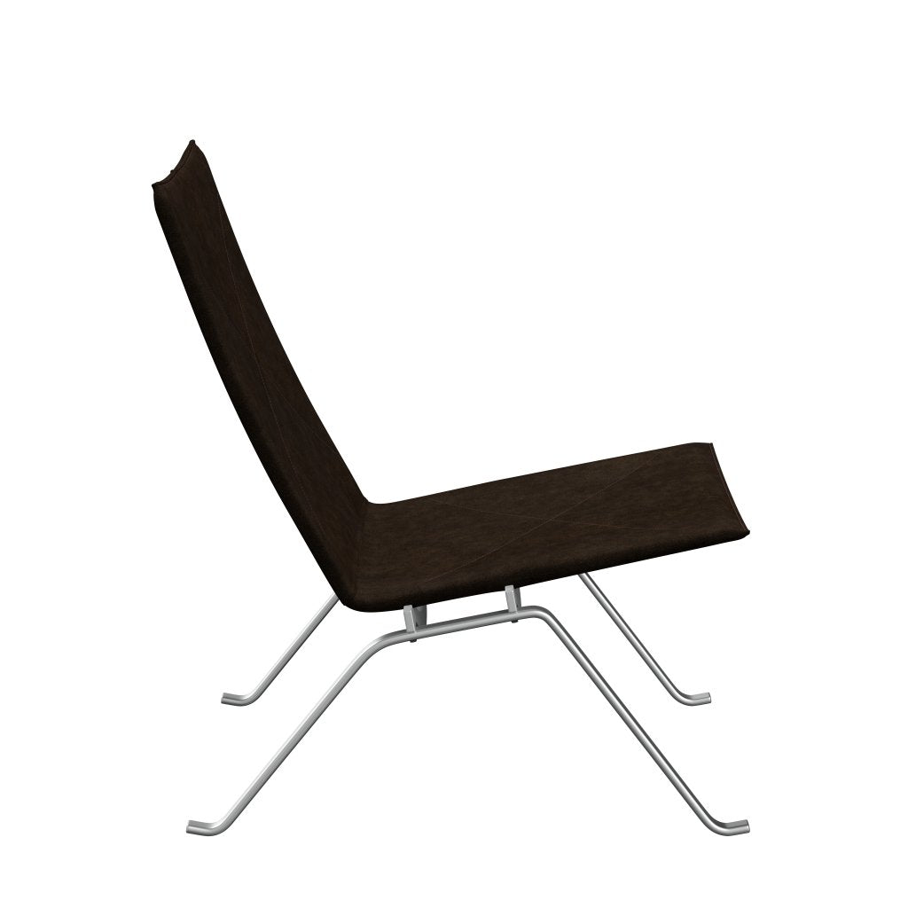 Fritz Hansen Pk22 Lounge Chair, Royal Nubuck Havana