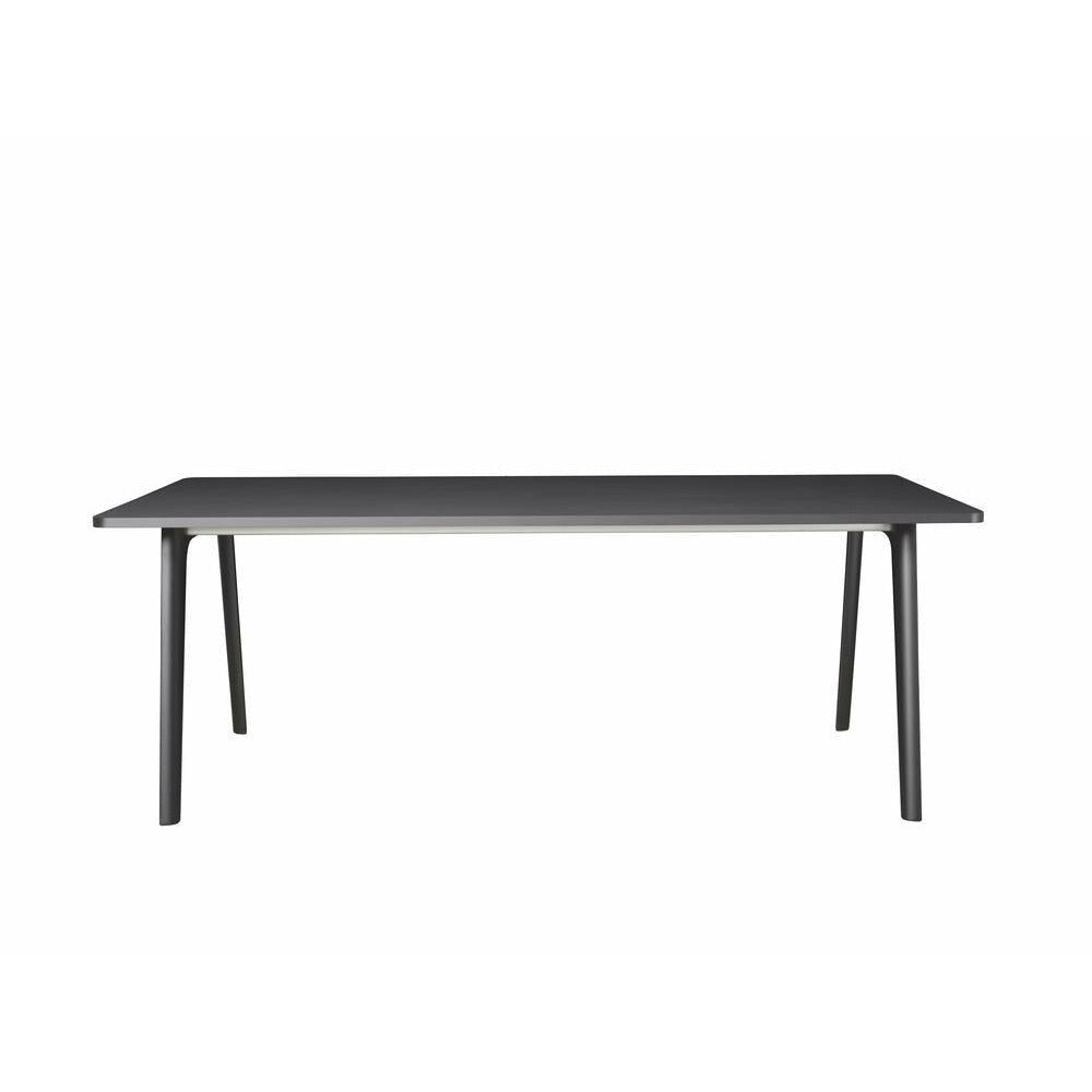 Fritz Hansen pluralis Table prášek hlásil hliník, lávový šedý laminát