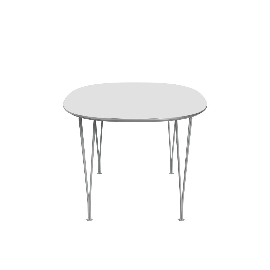 Fritz Hansen Superellipse Extending Table Nine Grey/White Fenix Laminate, 270x100 Cm