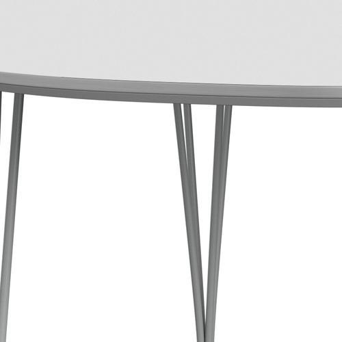 Fritz Hansen Superellipse Rozšiřující stůl devět šedý/bílý fenix laminát, 270x100 cm