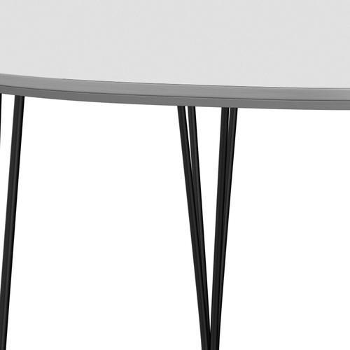 Fritz Hansen Superellipse Rozšiřitelná tabulka Black/White Fenix ​​Lamináty, 270x100 cm