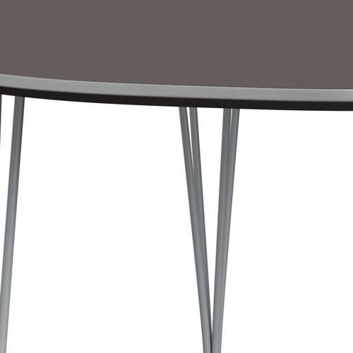 Fritz Hansen Superellipse Rozšiřující stůl Silvergrey/Grey Fenix ​​Lamináty, 270x100 cm