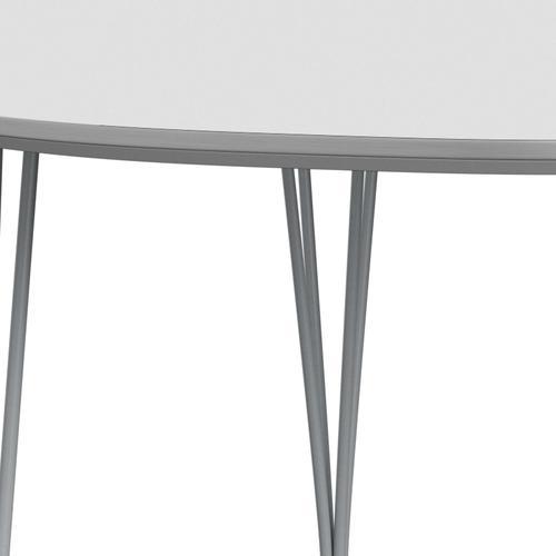 Fritz Hansen Superellipse Rozšiřitelný stůl Silvergrey/White Fenix ​​Lamináty, 270x100 cm