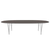 Fritz Hansen Superellipse jídelní stůl Chrome/Grey Fenix ​​Lamináty, 300x130 cm