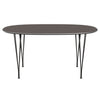Fritz Hansen Superellipse Dining Table Warm Graphite/Grey Fenix Laminates, 150x100 Cm