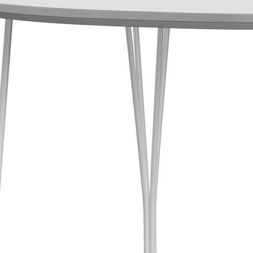 Fritz Hansen Superellipse Dining Table White/White Fenix Laminates, 170x100 Cm