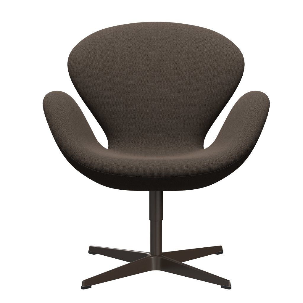 Lounge židle Fritz Hansen Swan, Brown Bronz/Capture Brown/Green