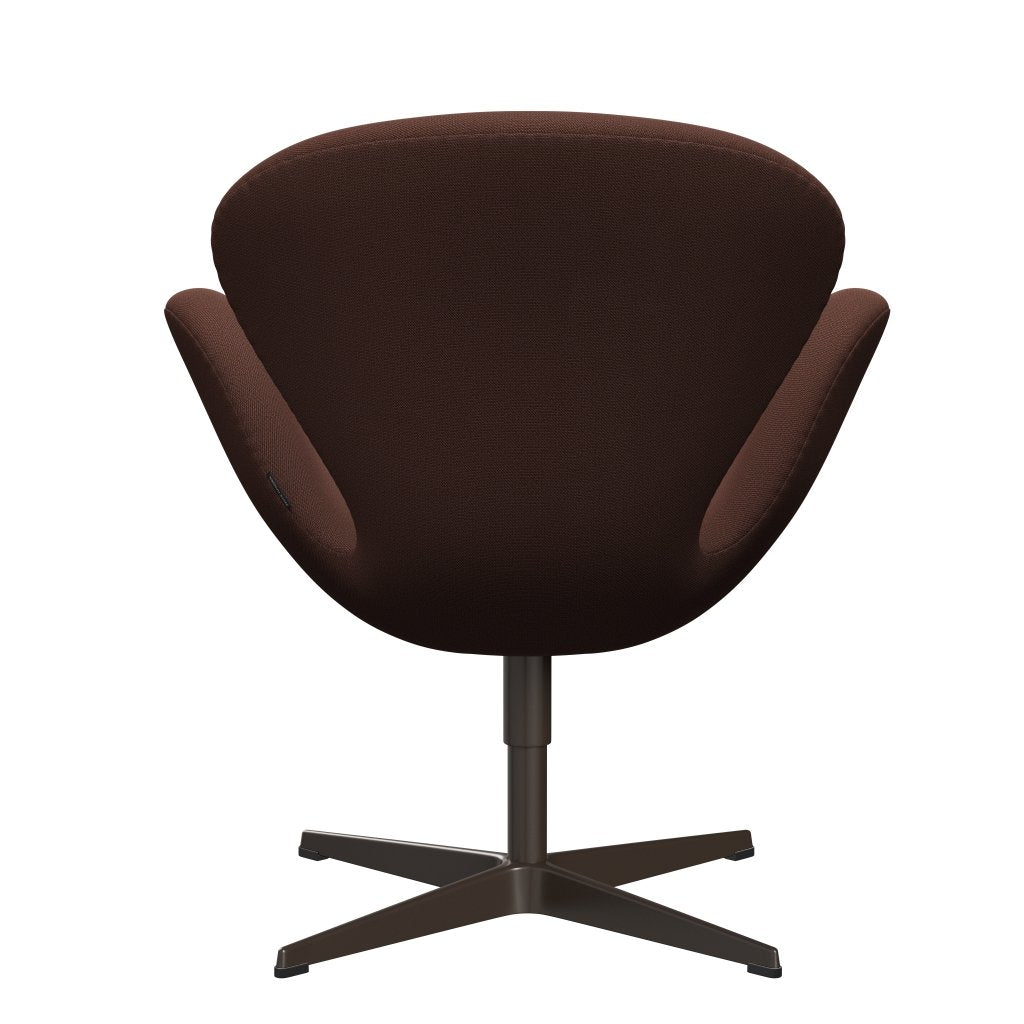 Fritz Hansen Swan Lounge Chair, Brown Bronze/Capture Brown/Light Pink