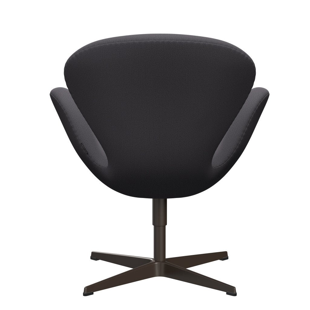 Fritz Hansen Swan Lounge Chair, Brown Bronz/Capture Dark Grey