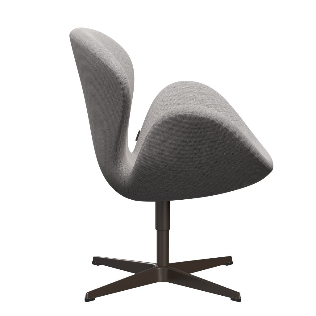 Fritz Hansen Swan Lounge Chair, Brown Bronz/Capture Grey