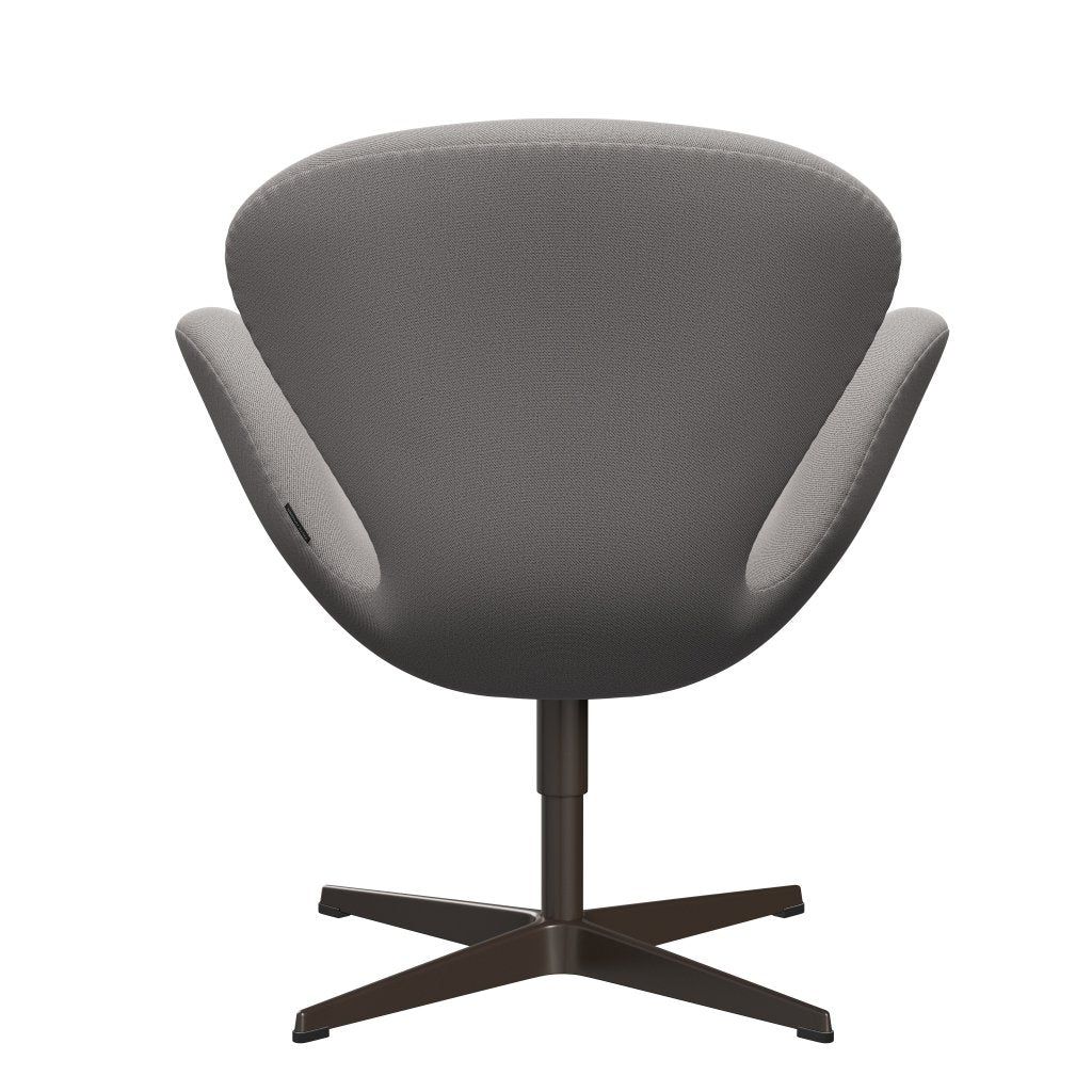 Fritz Hansen Swan Lounge Chair, Brown Bronze/Capture Grey