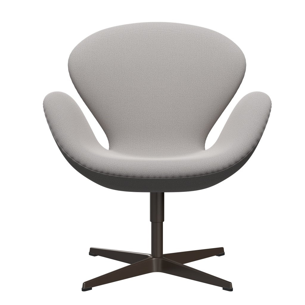 Fritz Hansen Swan Lounge Chair, Brown Bronz/Capture Grey