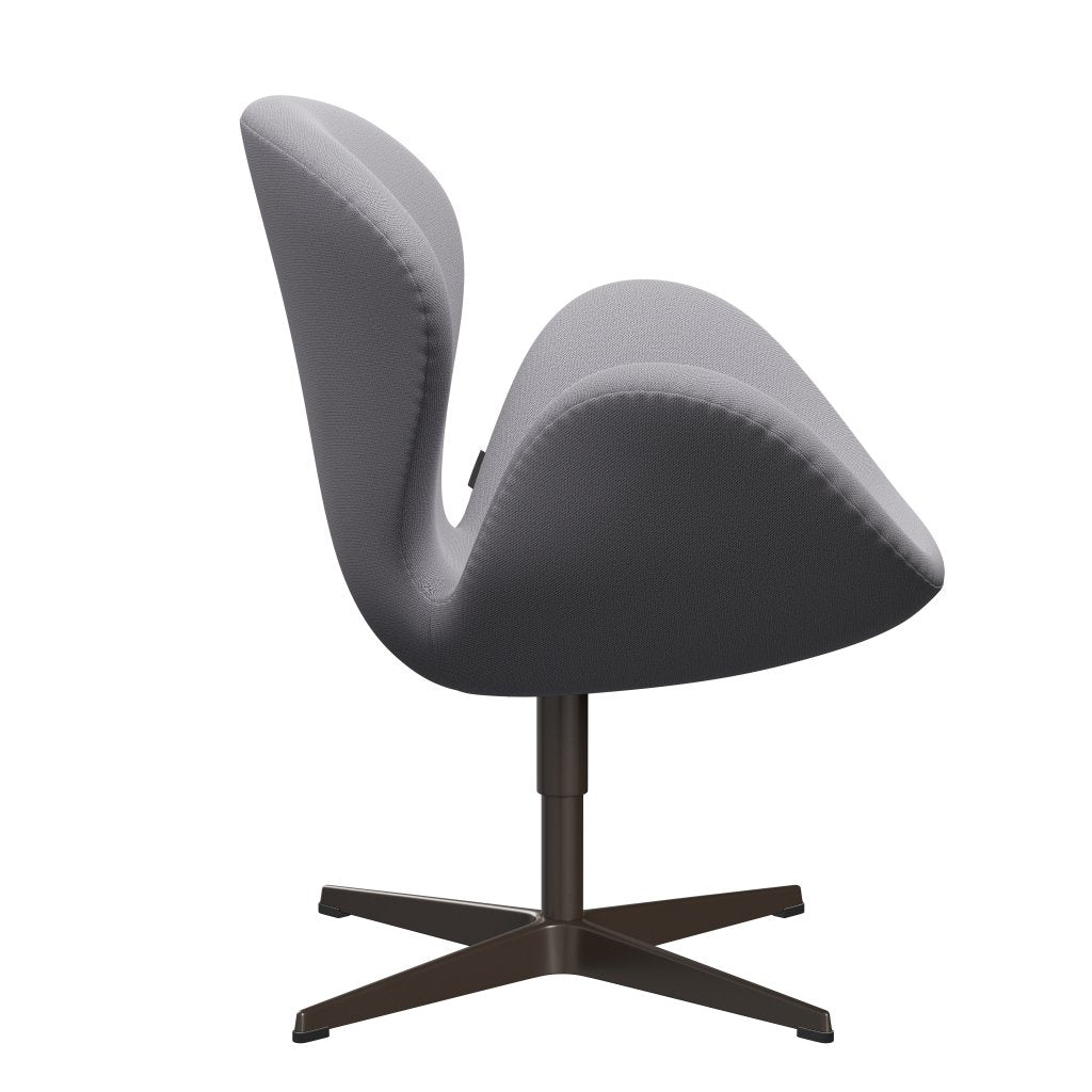 Fritz Hansen Swan Lounge Chair, Brown Bronz/Capture Light Grey