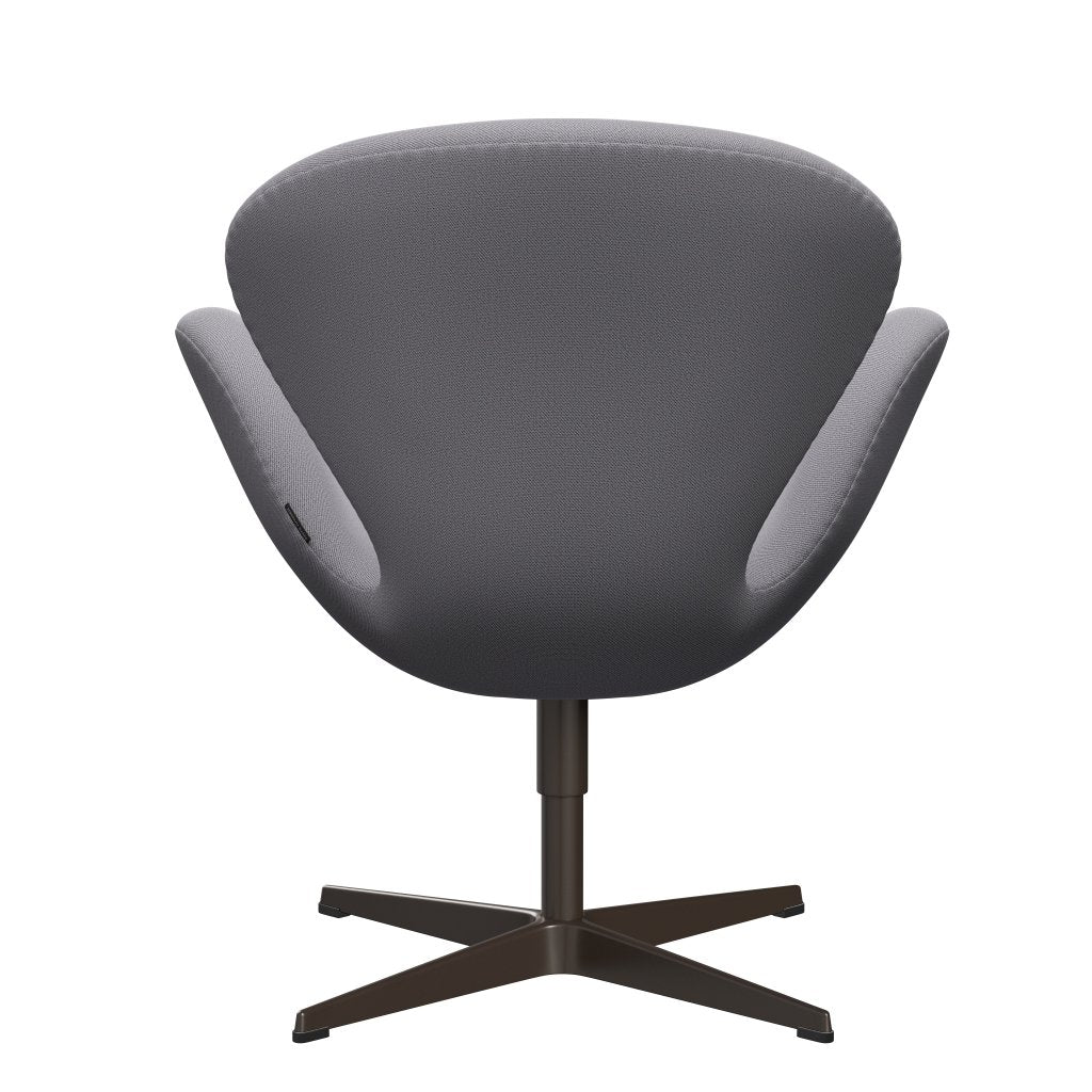 Fritz Hansen Swan Lounge Chair, Brown Bronz/Capture Light Grey