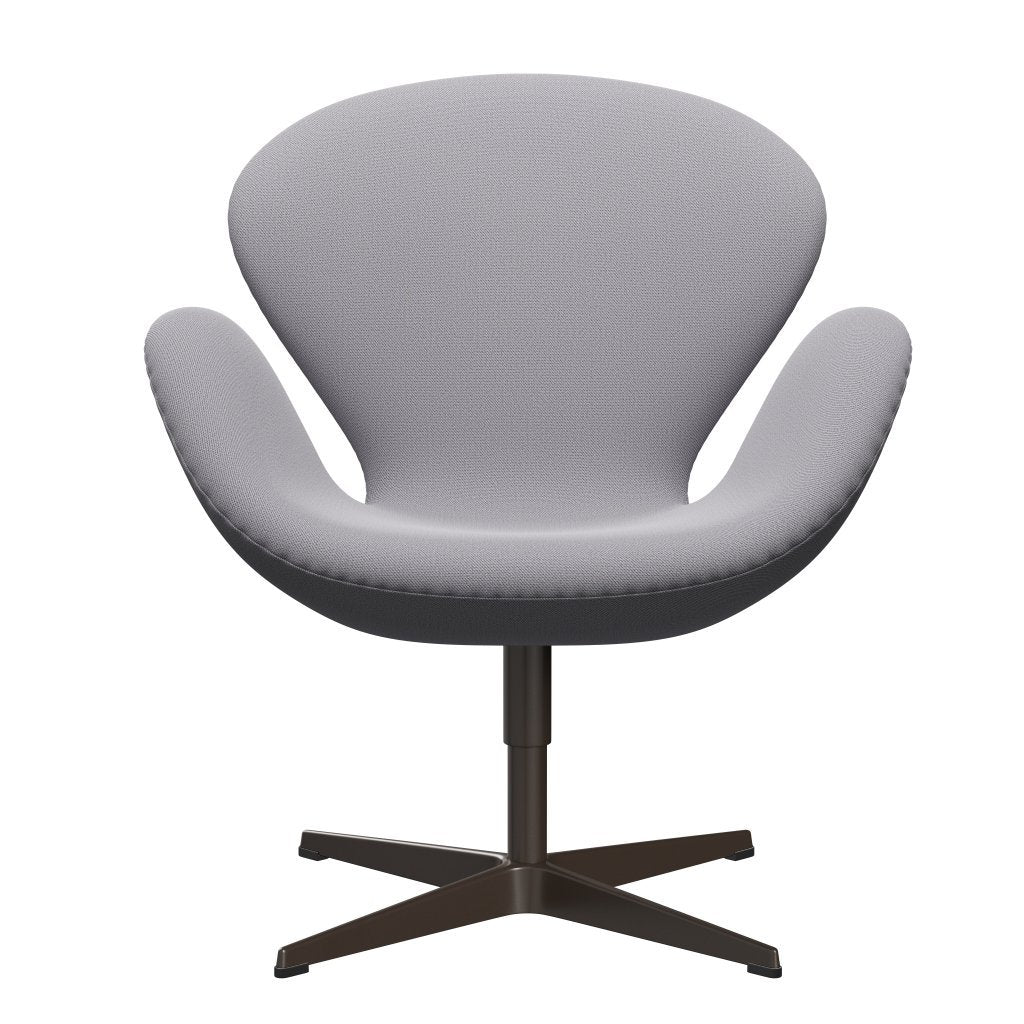 Fritz Hansen Swan Lounge Chair, Brown Bronz/Capture Light Grey