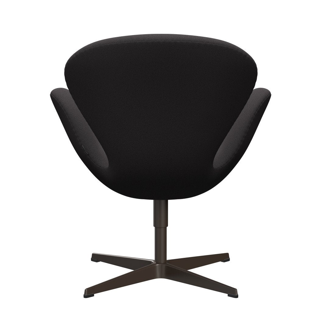 Lounge židle Fritz Hansen Swan, Brown Bronz/Capture Charcoal