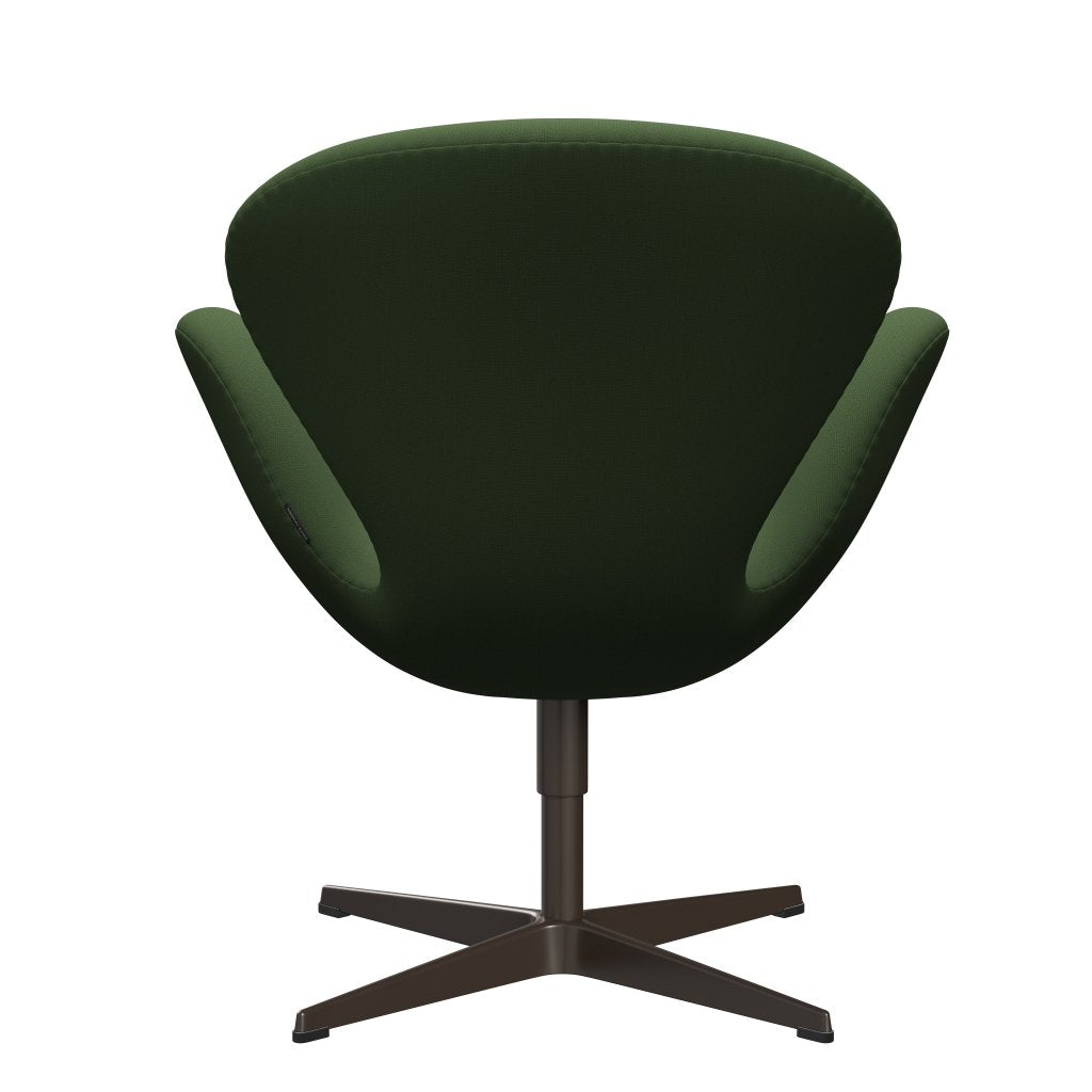 Fritz Hansen Swan Lounge Chair, Brown Bronz/Capture Moss Green