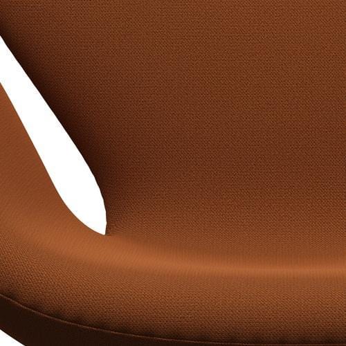 Fritz Hansen Swan Lounge Chair, Brown Bronz/Capture Rust/Orange