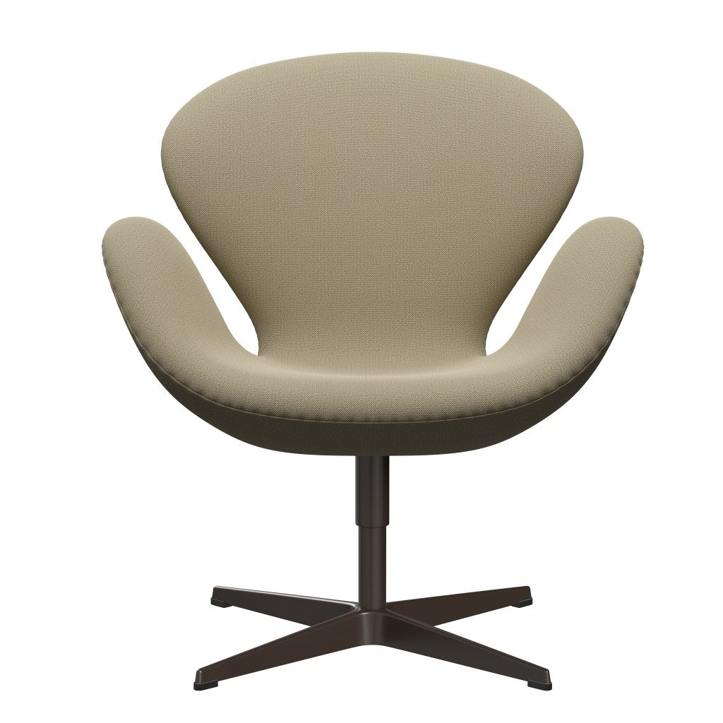 Fritz Hansen Swan Lounge Chair, Brown Bronz/Capture Pand Colors