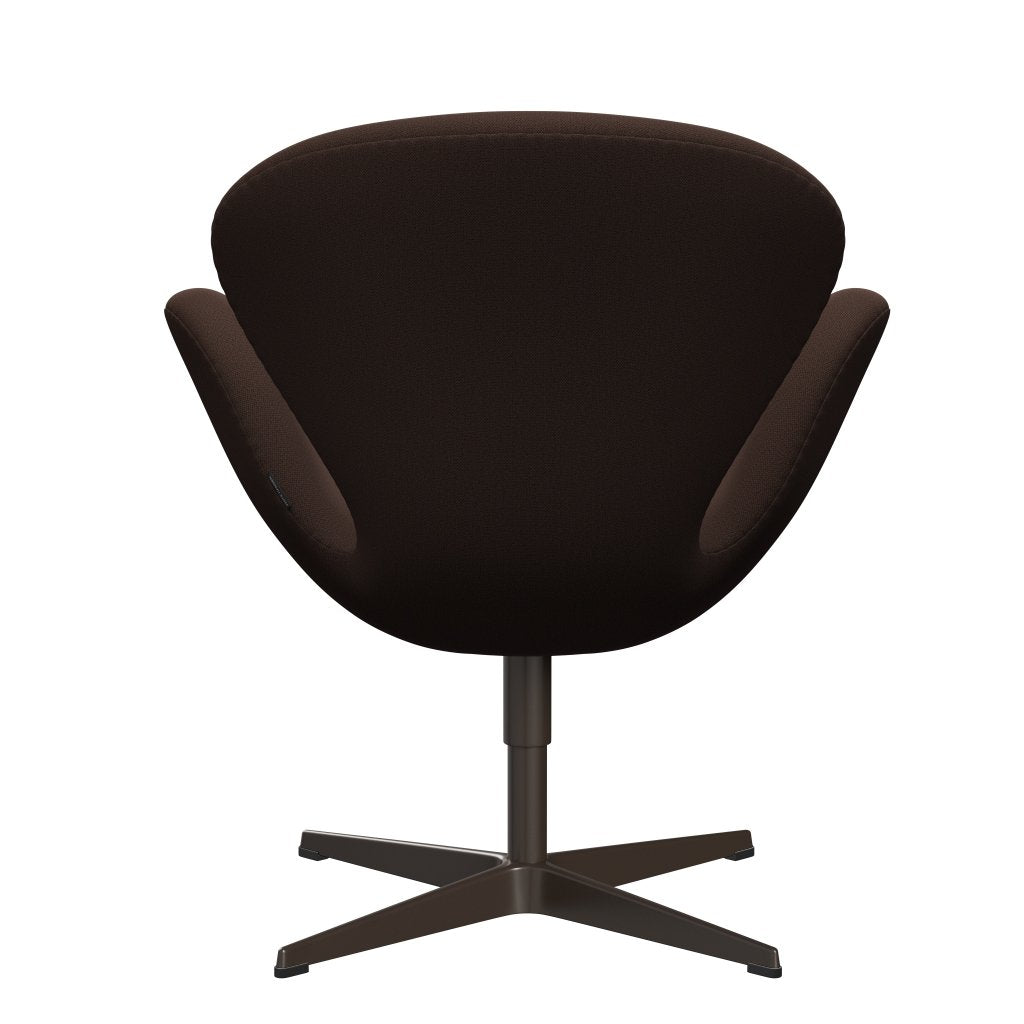 Fritz Hansen Swan Lounge Chair, Brown Bronz/Capture Chocolate Brown