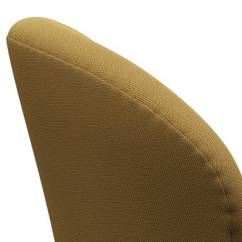 Fritz Hansen Swan Lounge Chair, Brown Bronze/Capture Mustard Light