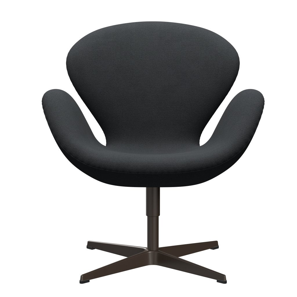 Fritz Hansen Swan Lounge Chair, Brown Bronze/Christianshavn Gray