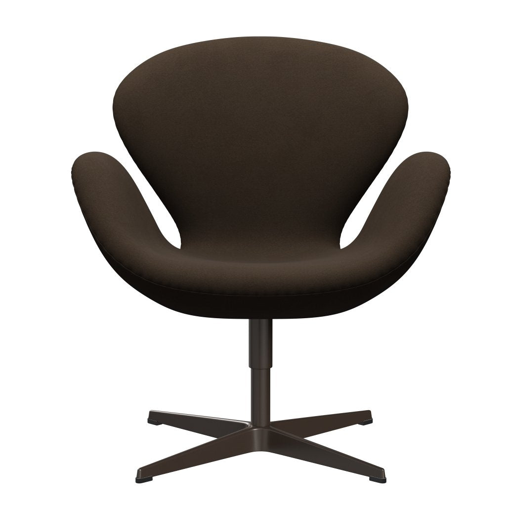 Fritz Hansen Swan Lounge Chair, Brown Bronz/Comfort Beige/Sand