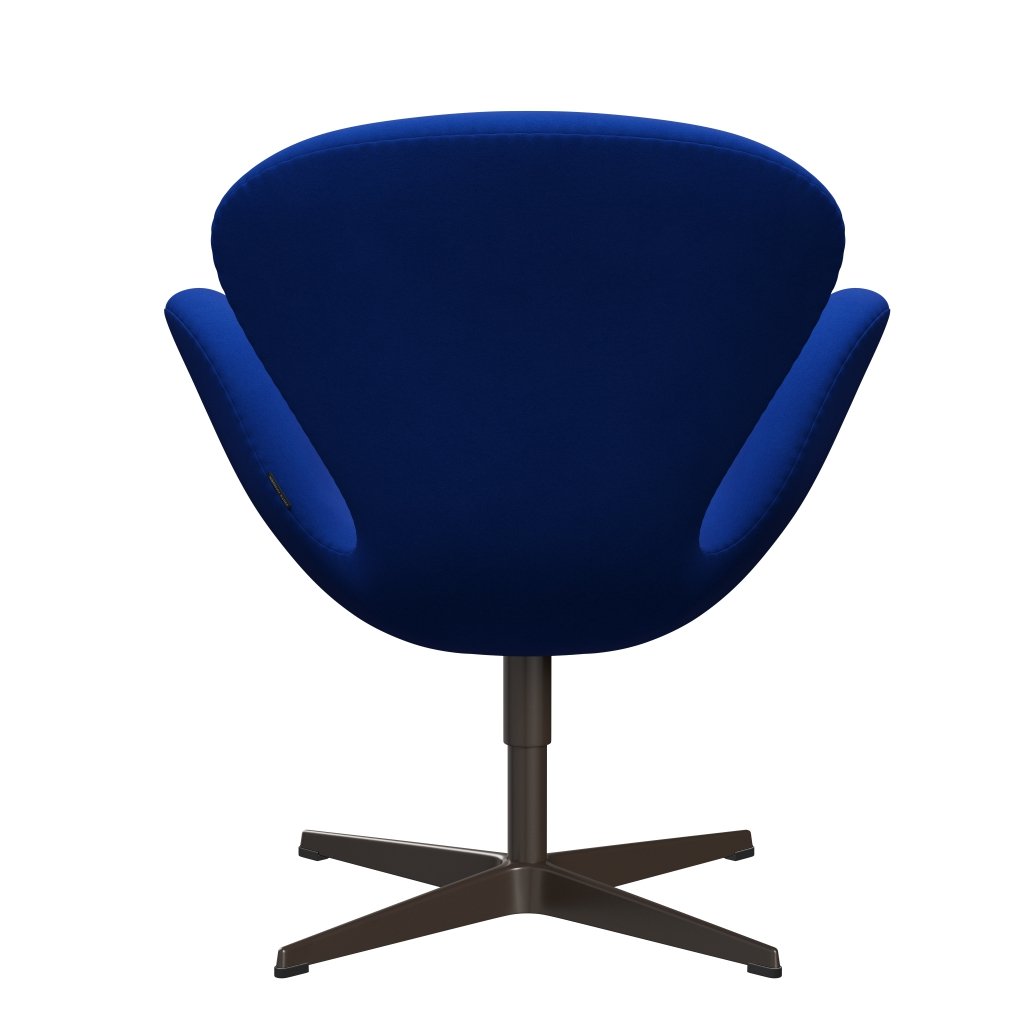 Lounge židle Fritz Hansen Swan, Brown Bronze/Comfort Blue (00035)