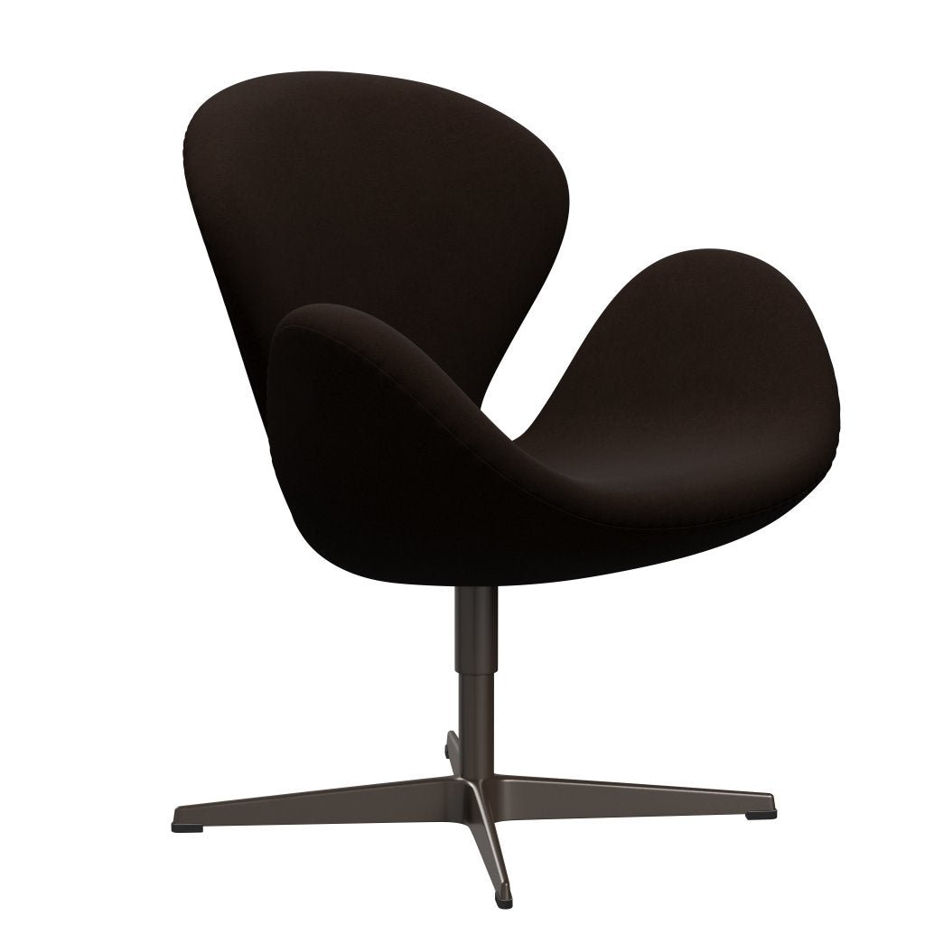 Lounge židle Fritz Hansen Swan, Brown Bronze/Comfort Brown (01566)