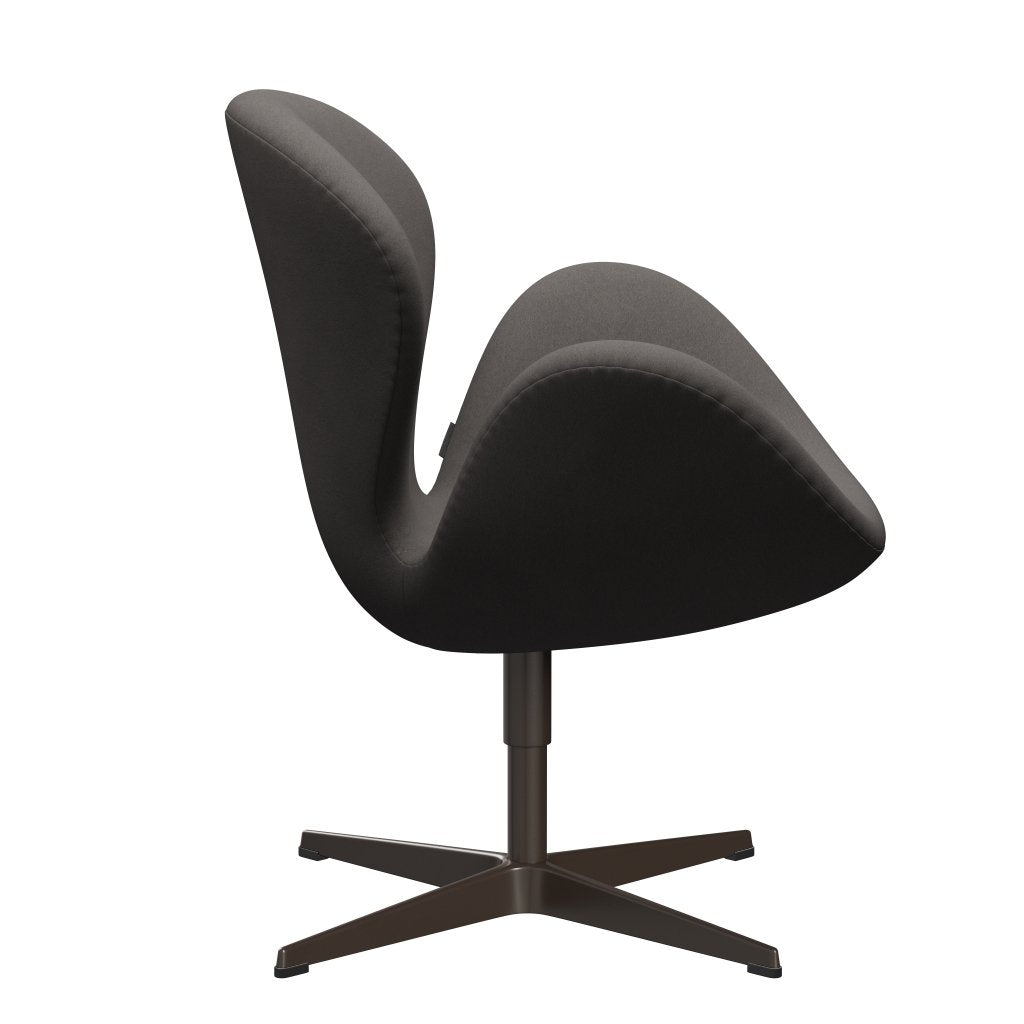 Lounge židle Fritz Hansen Swan, Brown Bronz/Comfort Dark Grey (60008)