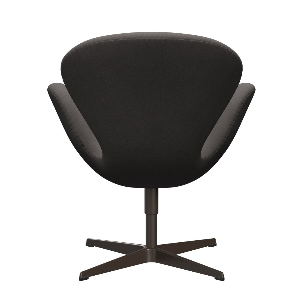 Lounge židle Fritz Hansen Swan, Brown Bronz/Comfort Dark Grey (60008)