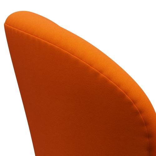 Fritz Hansen Swan Lounge Chair, Brown Bronz/Comfort Yellow/Orange