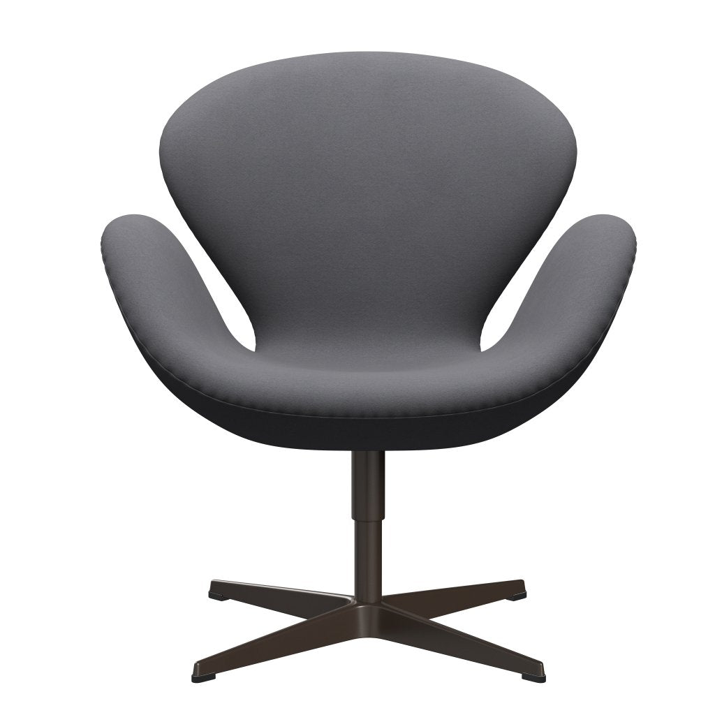 Lounge židle Fritz Hansen Swan, Brown Bronze/Comfort Grey (01012)