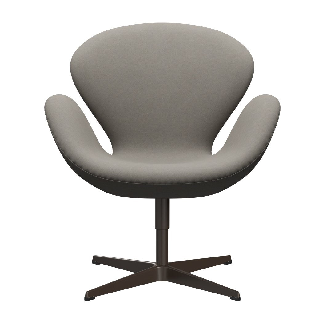 Lounge židle Fritz Hansen Swan, Brown Bronz/Comfort Grey (60003)