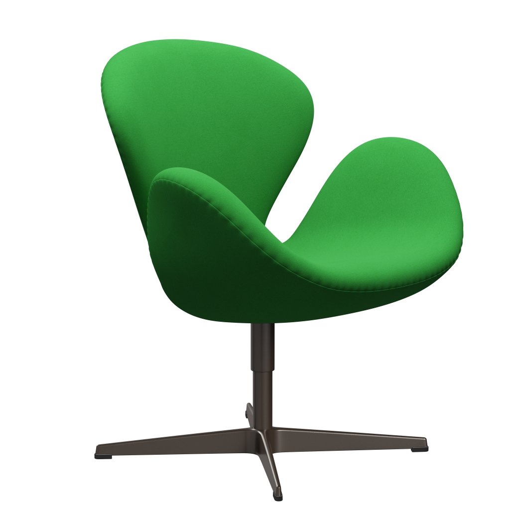 Lounge židle Fritz Hansen Swan, Brown Bronze/Comfort Green (68003)