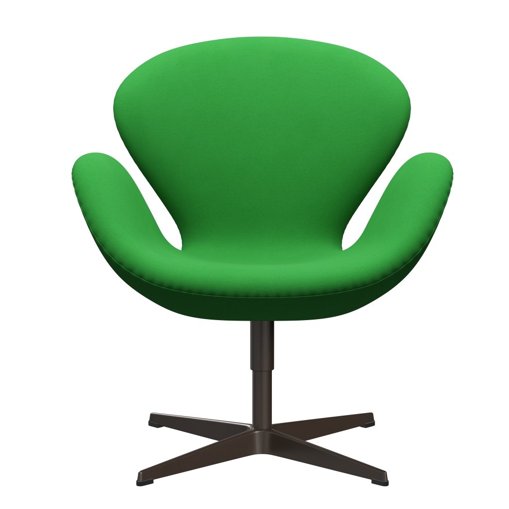 Lounge židle Fritz Hansen Swan, Brown Bronze/Comfort Green (68003)