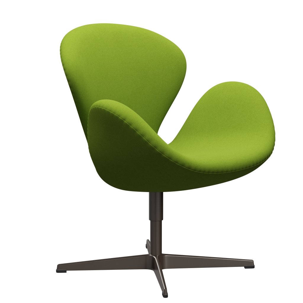 Lounge židle Fritz Hansen Swan, Brown Bronze/Comfort Green (68011)