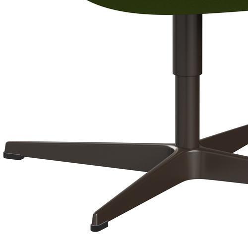 Lounge židle Fritz Hansen Swan, Brown Bronze/Comfort Green (68011)