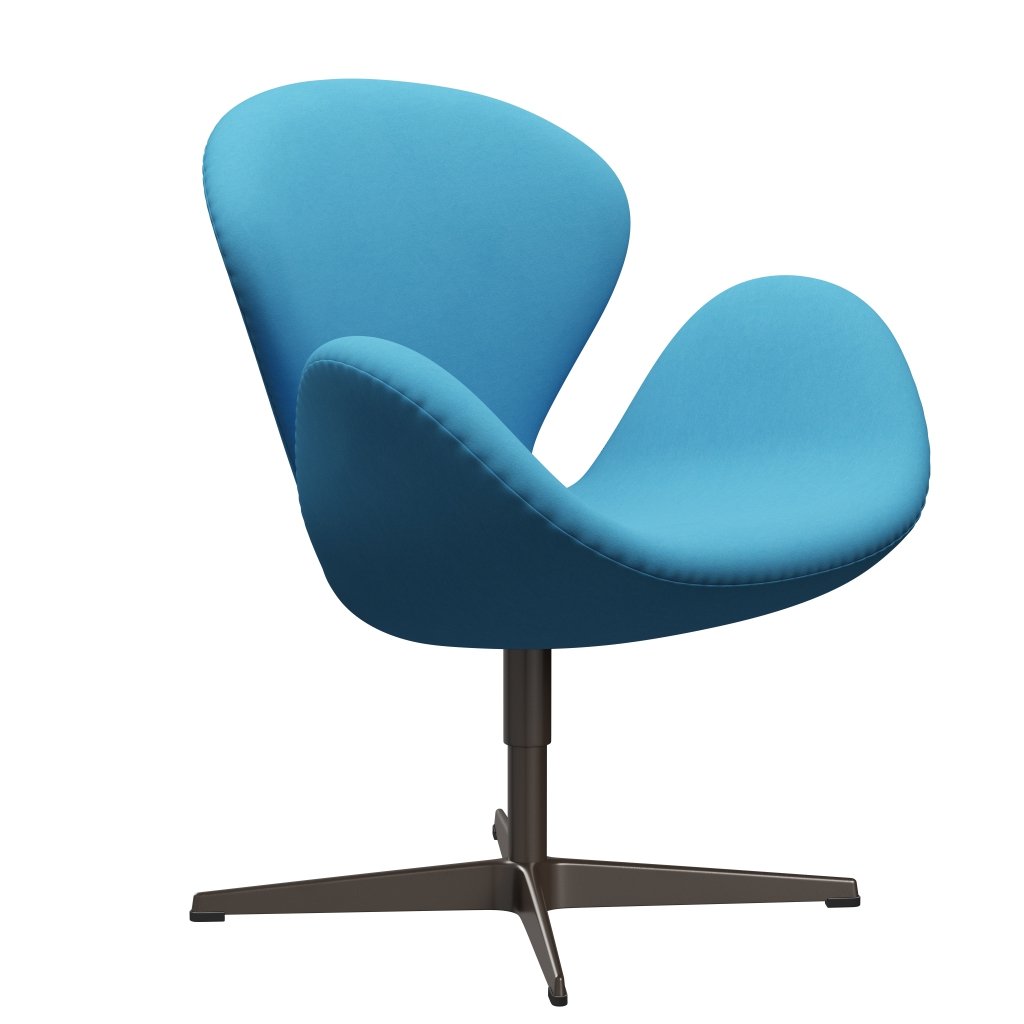 Lounge Fritz Hansen Swan Lounge, Brown Bronze/Comfort Light Blue (66010)