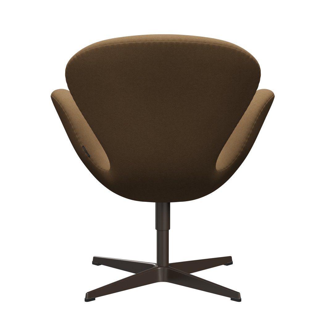 Fritz Hansen Swan Lounge Chair, Brown Bronz/Comfort Light Brown